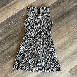 Madewell Black and White Womens Dress